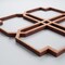 Ekena Millwork Extra Small Englewood Decorative Fretwork Wood Wall Panels, Cherry, 7 3/8"W x 7 3/8"H x 3/8"T WALW08X08X0375EWDCH - alternate 5